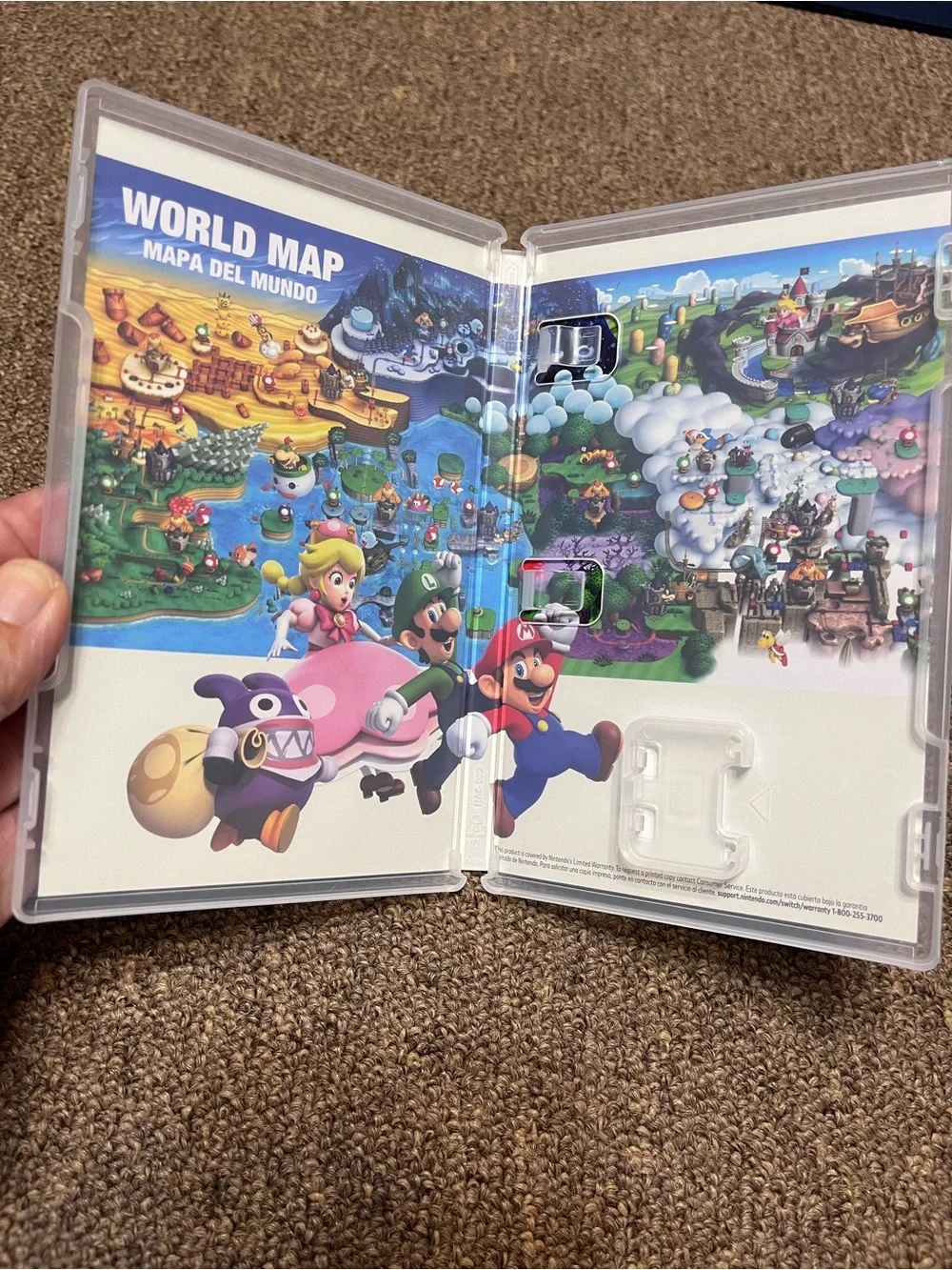 Super Mario Bros U Deluxe for Nintendo Switch CASE ONLY